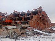 Демонтаж недостроенного здания, Ленинградская обл., п. Нурма, более 10000 м.куб., частный заказчик, 2022 год