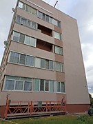 Ремонт фасада - Ленинградская область, посёлок Ушаки дом 9, 2023 год